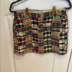 Plaid Multicolor Skirt